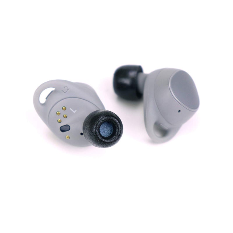 Comply Memory Foam Replacement Earbud Tips for Samsung Gear IconX | Ultimate Comfort, Secure Fit, Superior Noise Isolation | Black, Medium (3 Pairs) - Image 1